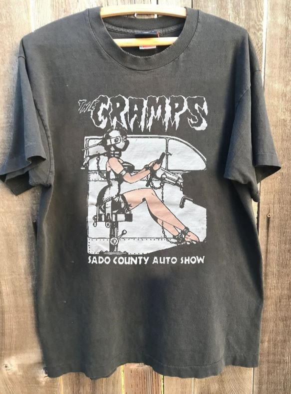 The Cramps Автошоу в графстве Садо Угольный Цвет Унисекс Рубашка S-5XL KH16611 XXXXL