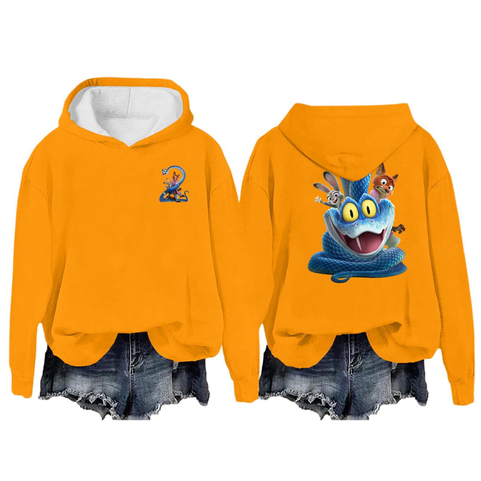 

Women s Casual Long-Sleeved Pullover Hoodie With Print XL