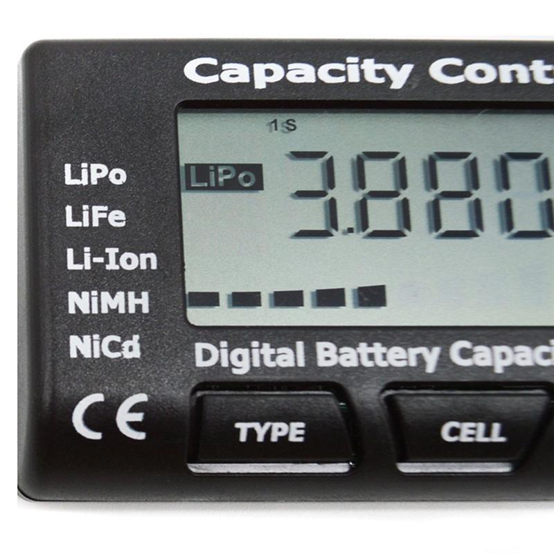 A96I-Digital Battery Capacity Checker Battery Capacity Checker With Balance Function For Life Li- Nimh Nicd