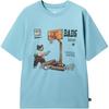Li Ning Badfive Rundhals Buchstabenprint Vielseitiges Kurzarm-T-Shirt Herren Oberteile AHSW359-6