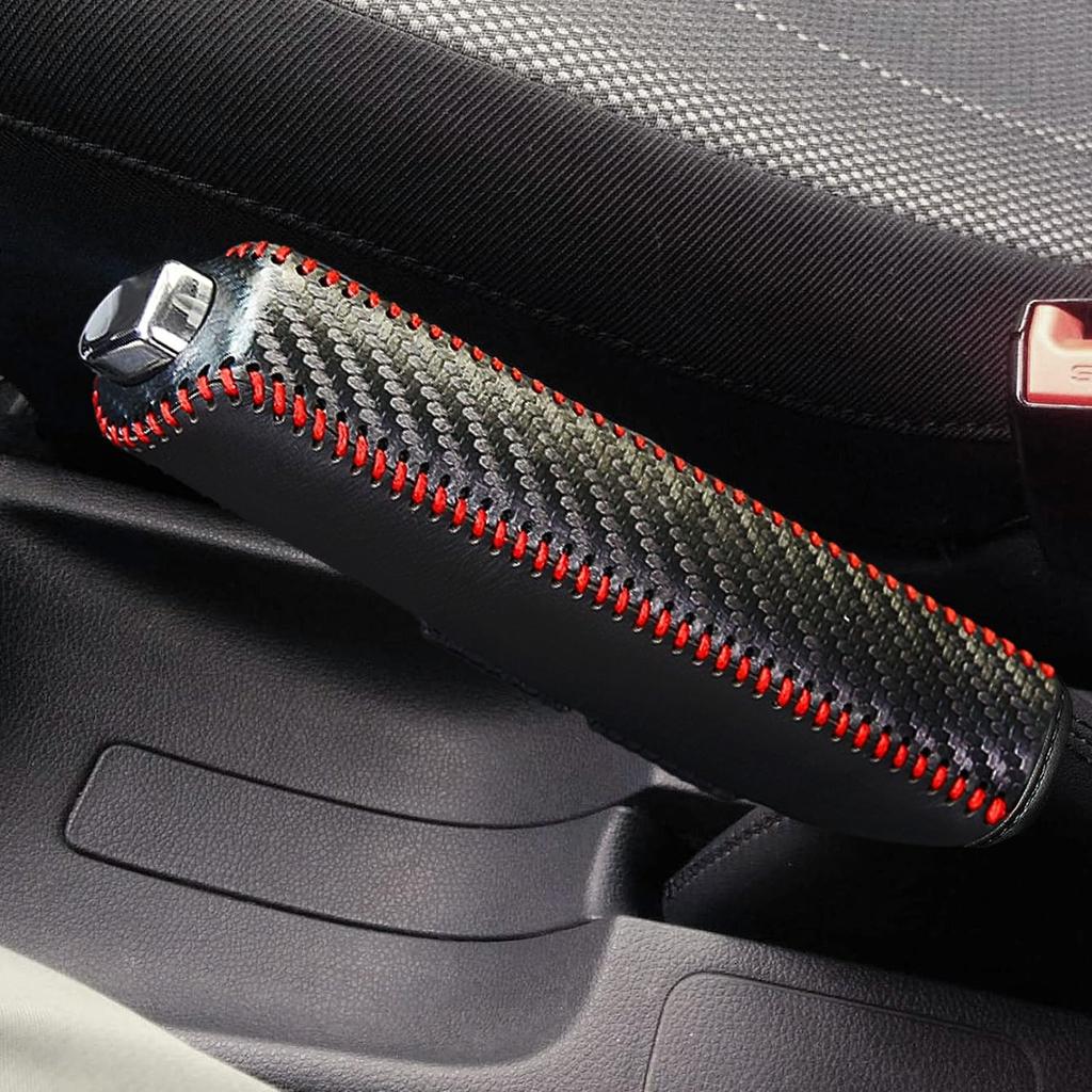 Genuine Leather Parking Brake Cover, Comfortable Touch, General Purpose Type,