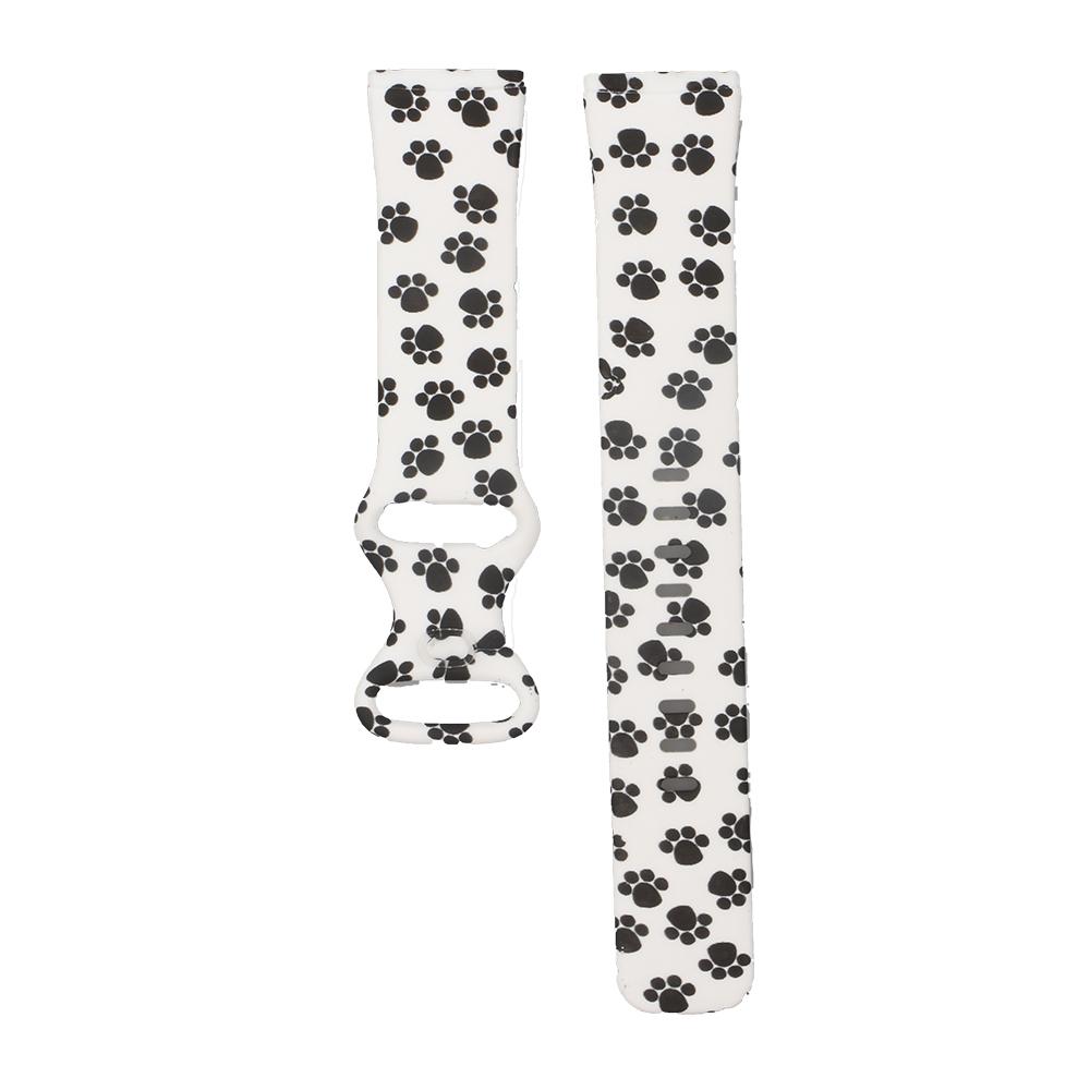 Pattern Printing Design Silicone Watch Band Strap Replacement Size S for Fitbit Versa 3