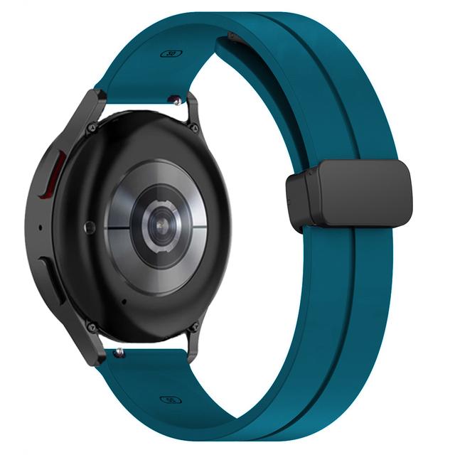20mm 22mm Watch Strap For Samsung Galaxy watch 6/7/4/5 pro/classic/gear s3 Silicone Magnetic bracelet Huawei watch gt 4 2 3 band