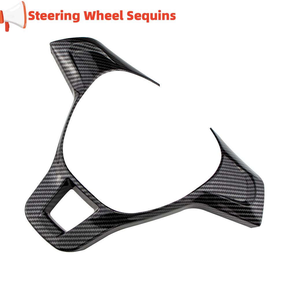 2026 Hot For Volkswagen VW Car Steering Wheel Panel Cover Sequins for Volkswagen VW Golf 7 GTI MK7 POLO 2014 2015 Jetta MK6 2015