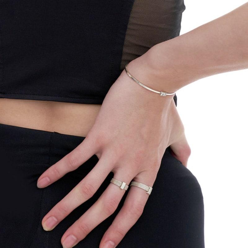 

Dewy desert SILVER LINING crystal B01 silver