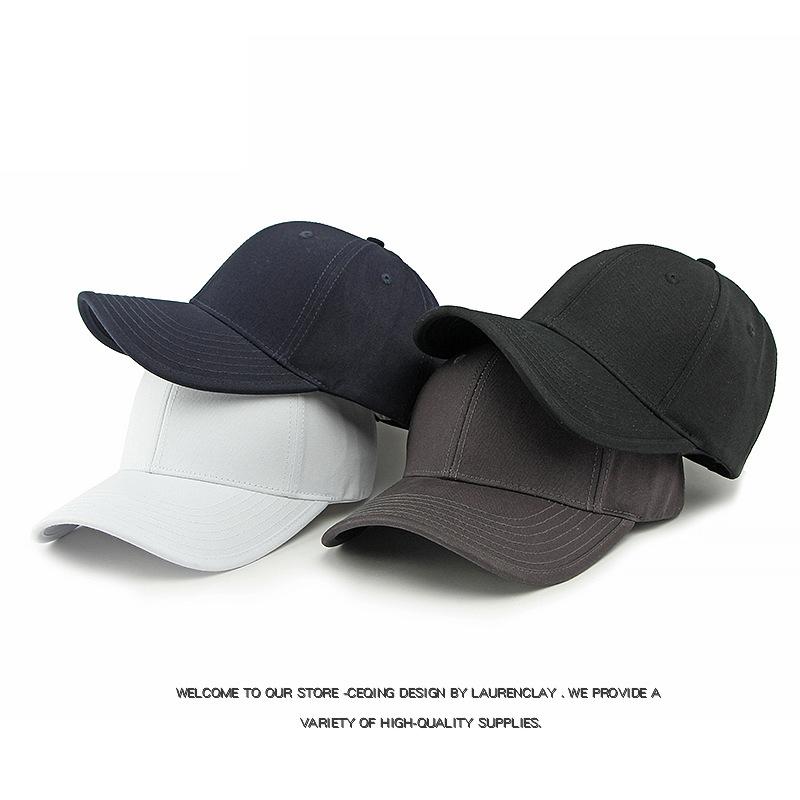 Men's Wide-Brimmed Baseball Cap Sunscreen Hat Plus Size Cap