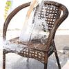 UOSU Outdoor Rattan Dining Set with 90cm Round Table