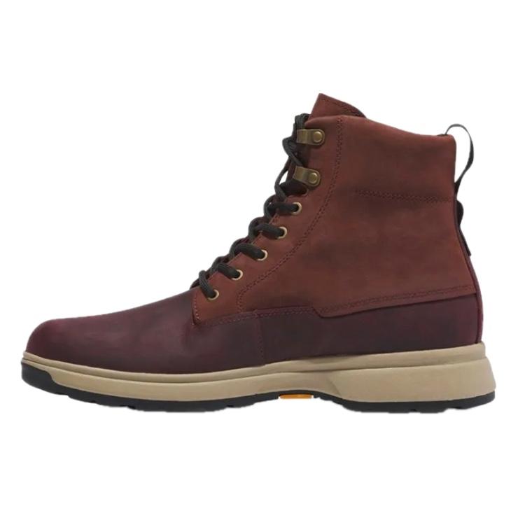 Timberland Atwells Ave Comfortable Versatile Fashion Short Martin Boots Men boots Burgundy A5XUD