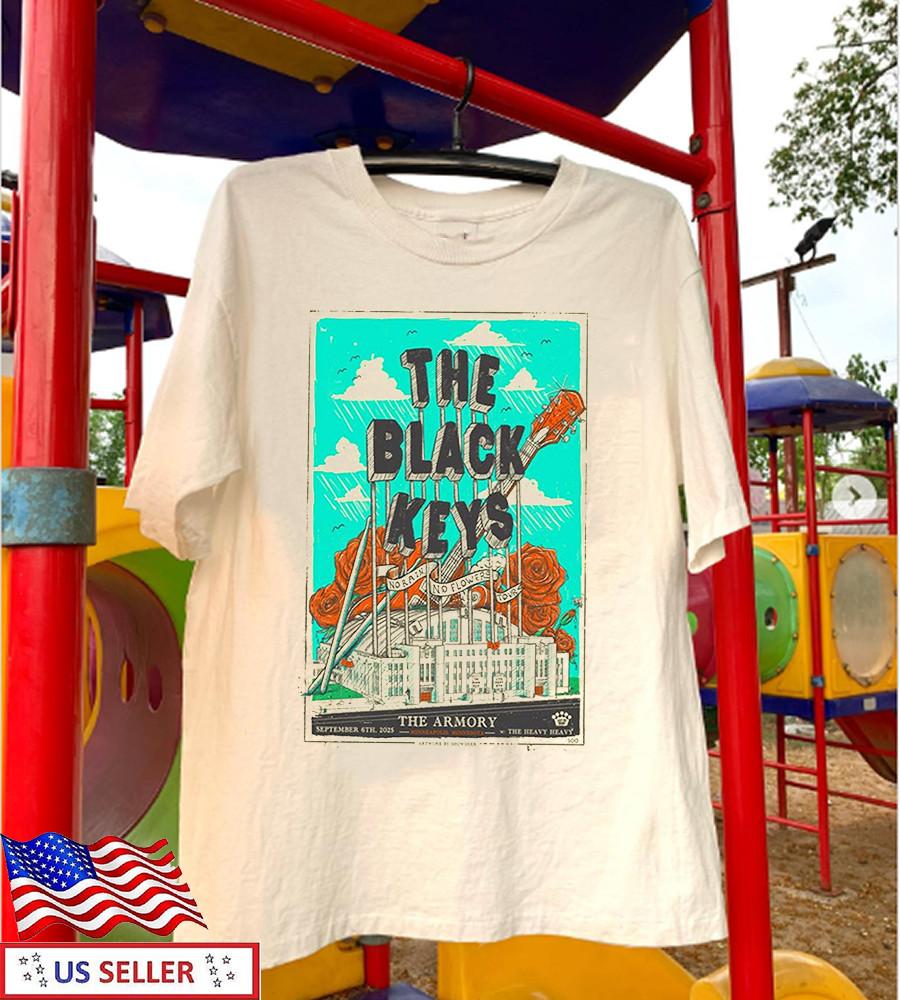 

The Black Keys 6 сентября 2025 Миннеаполис Полноразмерная футболка унисекс S-5XL M