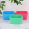 1pcs PP Plastic Rectangle Wall Hanging Planters Railing Flower Pots Baskets Suitable For Balcony Fence Garden Outdoor Indoor