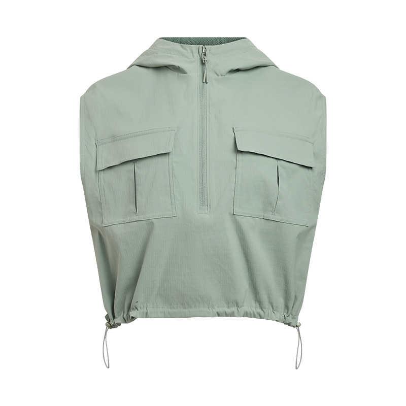 

Under Armour Unstoppable SS25 Casual Series Solid Color Fashion Simple Hooded Versatile Vest Women vest Lime-Green 1389666-348 M