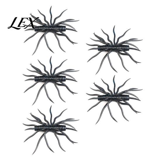 Natural Movement Fishing Lure 1/3/5Pcs 9.5cm/9g Floating Soft with Multi-Tentacles, Realistic Topwater Simulation Bait Bionic Bait, Artificial
