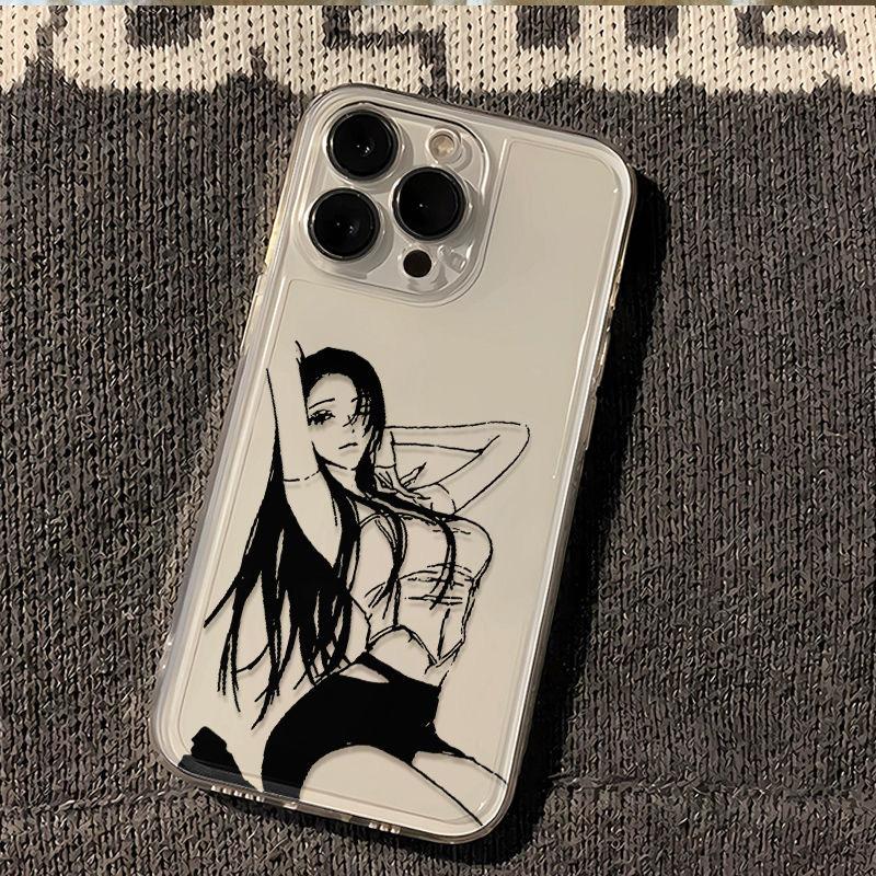 Sexy Girl Soft Clear Phone Case For Iphone 16 15 14 13 12 11 Pro Max Cover For Iphone 16 Plus X XS Max XR 7 8 16E Case Cover