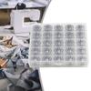 Multiple Color Threads 25X Plastic Bobbin Metal Sewing Spool Set Ideal for Embroidery and Sewing Machines DIY Sewing Projects