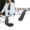 Womens Geometric Polyester Tie With Arrow Shape For Casual Office Wear