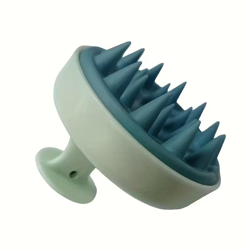 Spazzola per shampoo in silicone, pettine per massaggio del cuoio capelluto, pulisci a fondo il cuoio capelluto, spazzola per massaggio del corpo, spazzola da bagno, strumento per parrucchieri
