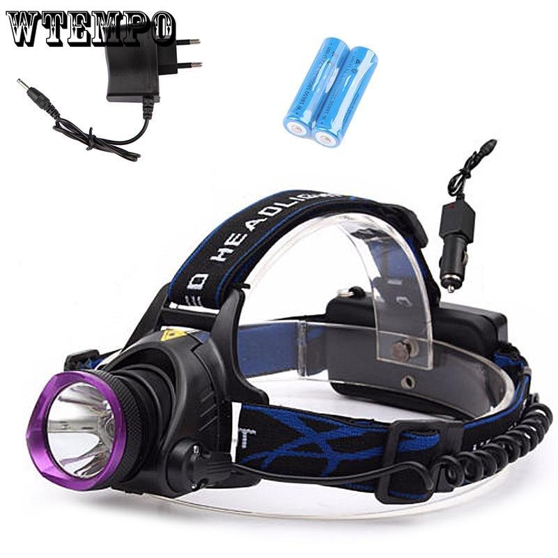 T6 Fixed Focus Charging Remote Waterproof Outdoor Fishing Head Lamp LED High Light Headlight Camping Lamp