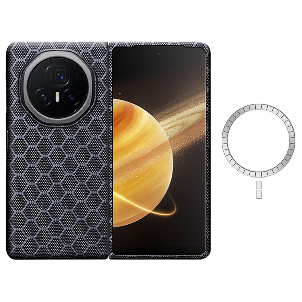 

Для Honor Magic V3 5G Магнитный чехол Арамидное волокно Сотовая текстура Чехол для телефона A