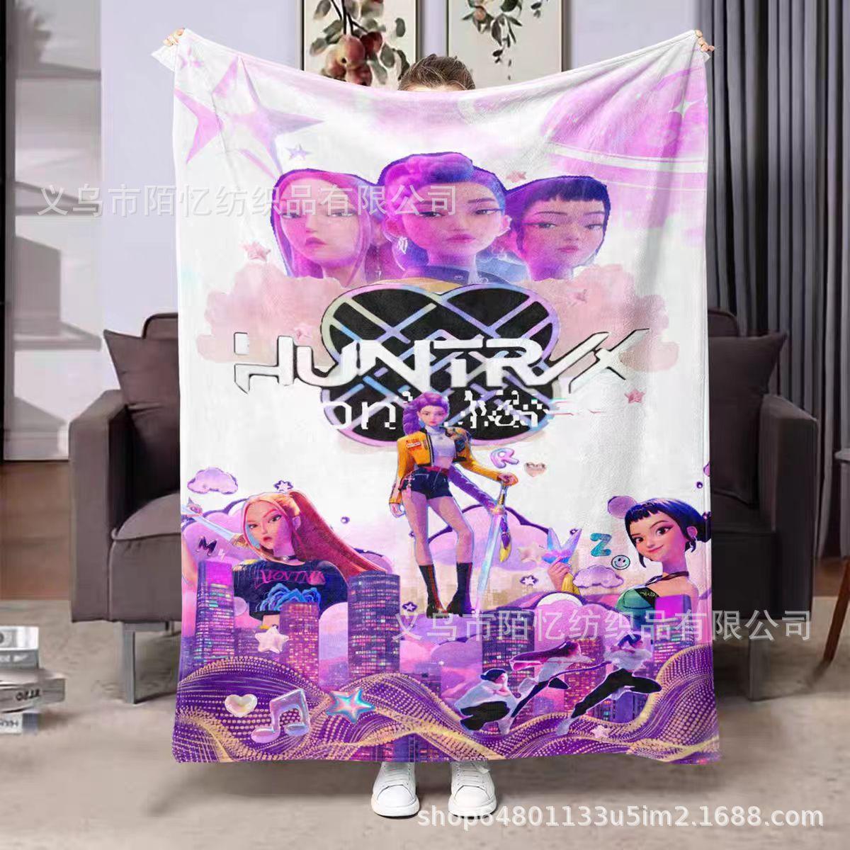 

Blanket Witch Hunter Digital Printing Blanket Home Leisure Blanket Office Air Conditioning Blanket Witch K-Pop 75*100