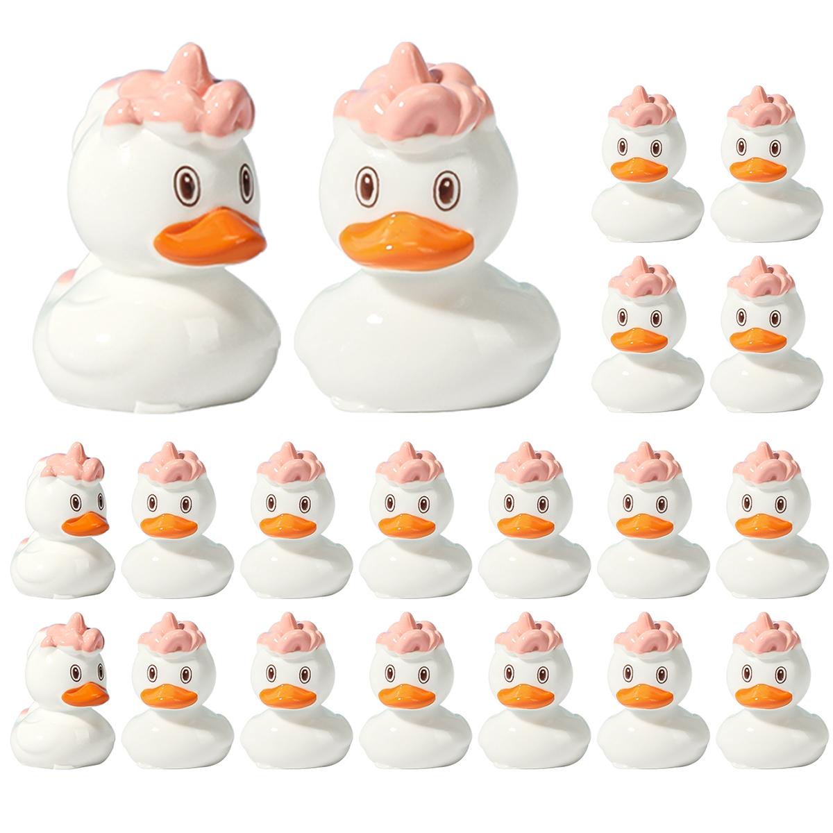 

5/10PCS Adorable Ducks Miniature Resin Figurines Duck Designed For Valentine Latest Year Present Fairy Garden great for daily use -A7961