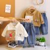 Kids Casual Long-Sleeve Set, Comfortable Daily Wear Outfits