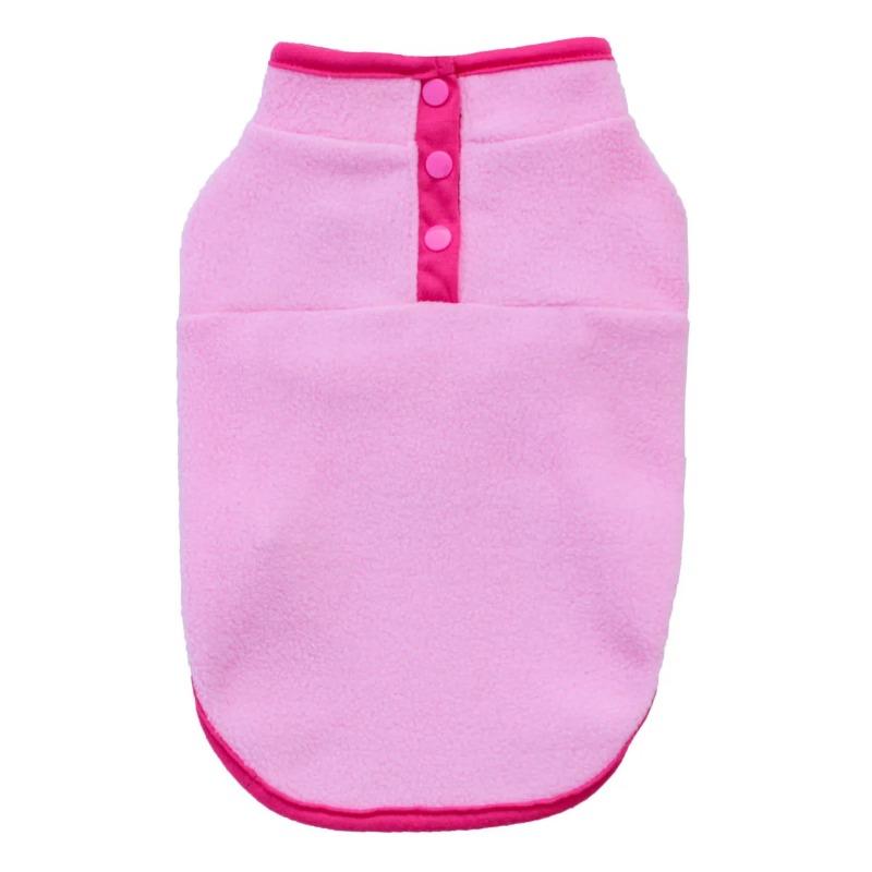 Soft Fleece Dog Clothes for Small Dogs Autumn Winter Warm Puppy Cats Vest Chihuahua Clothing French Bulldog Jacket Pet Costume