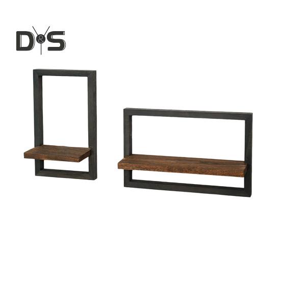 2/4Pcs Wooden Floating Shelf Storage Racks Smooth Edge Burr Free Simple Installation Wall Storage Shelves Display Shelf Set