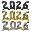 Standing 2026 Number Foil Balloons New Year 32in Eve Party Decoration Navidad 2026 Party Supplies Christmas Decorations