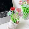 Quick-dry Rose Gel Pen Simulation Flower Writing Pen Multifunctional Ballpoint Pen  Gift