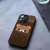 Cute R-RilakkumaS Bear Phone Case Tempered Glass For IPhone 17 13 14 16 12 15 11 Pro Max Plus Mini X XR SE2020 Coque