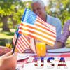 Hot,Wooden Plaques Ornaments Usa Letters Independence Day Party Decorations Home Decoration