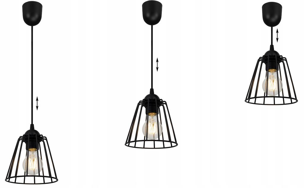 LOFT HANGING LAMP WIRE EDISON RETRO LED