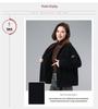 Women's Plus Size Fleece-Lined Jacket - 2024 Autumn/Winter Trend, Thick, Warm, and Stylish for Mature Fashion.