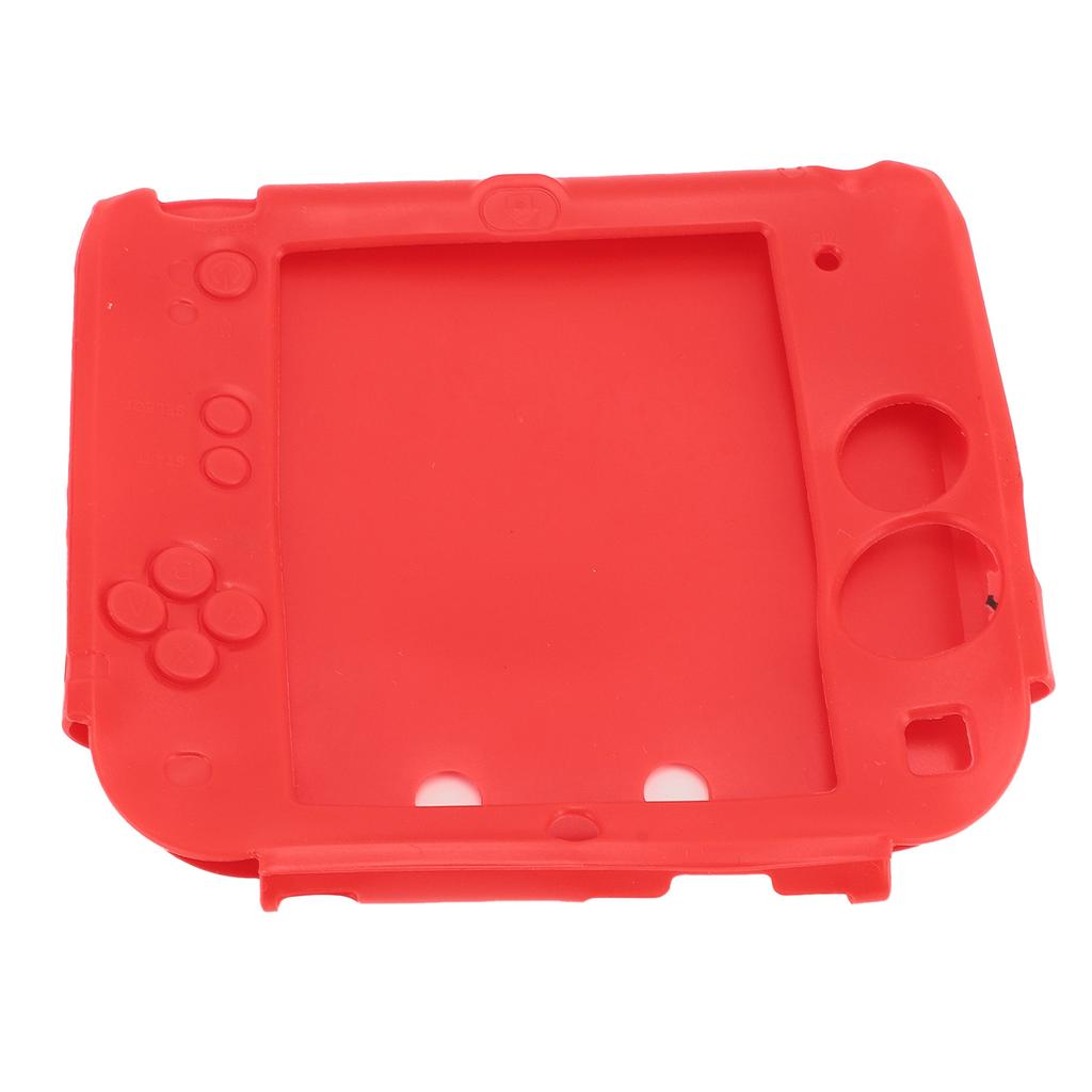 Handheld Game Console Silicone Cover for 2DS Soft Ive Case Scratch Resistant with Top Bottom Screen or