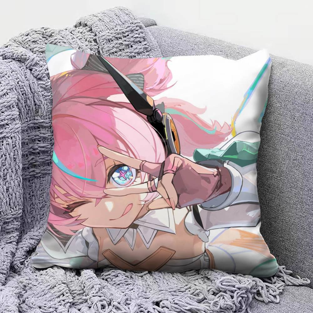 nangong yu Aria Sunna ZZZ zenless zone zero Pillow Covers Home Sofa Cushion Covers and Aecorative Custom