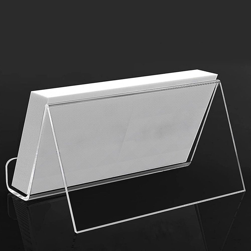 High Quality Acrylic Book Holder Multi Functional Transparent Bookend Portable Book Stand School Office
