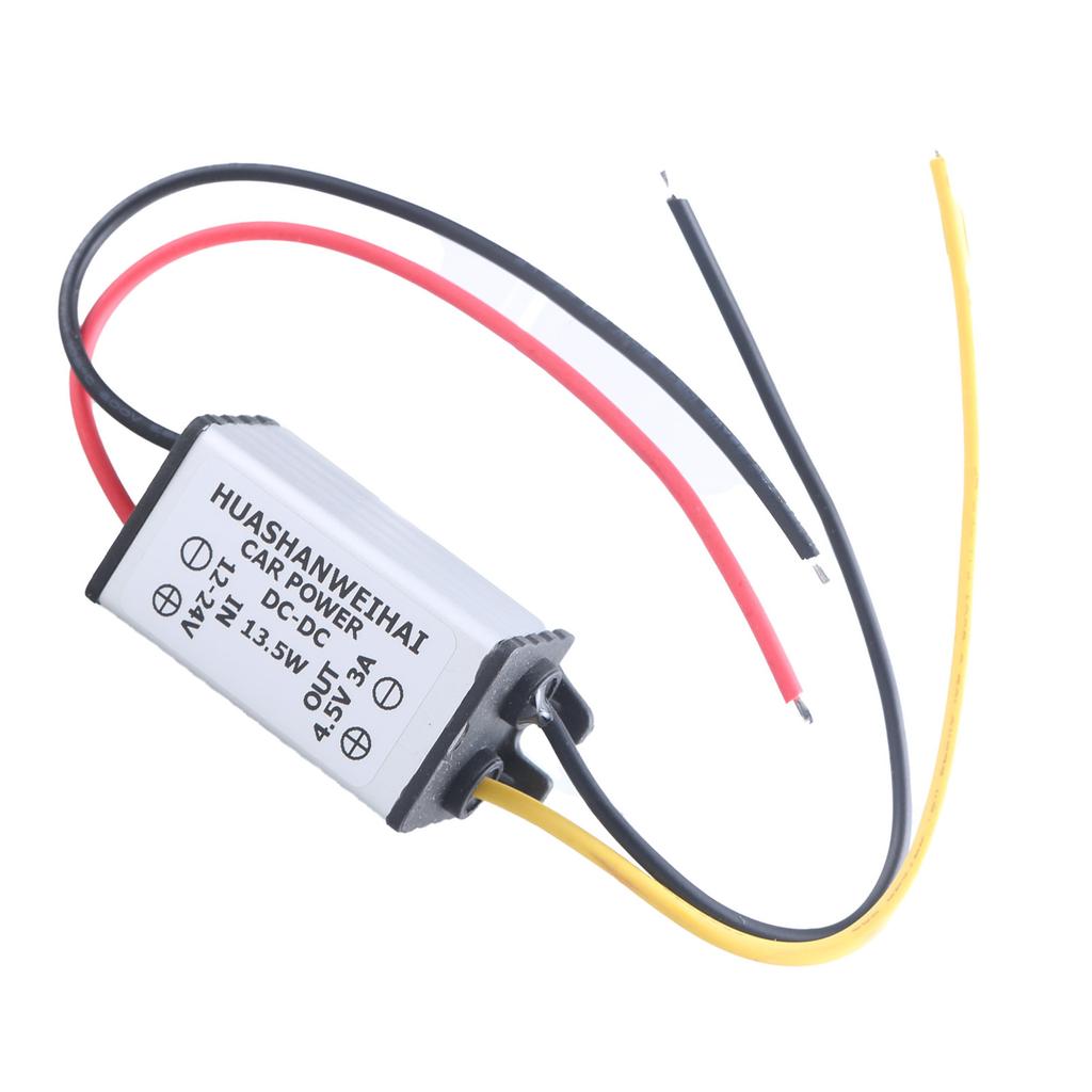 12V 24V to 4.5V 3A Converters IP68 Waterproof Voltages Powers Module DC Buck Converters Module Voltages Regulator