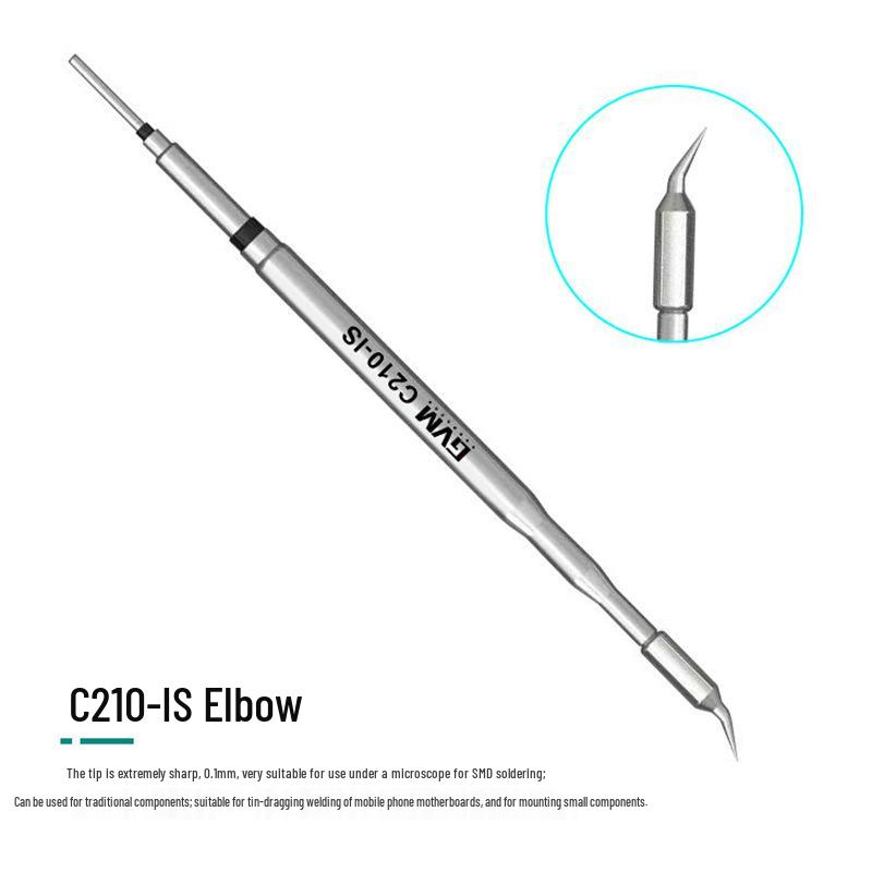 S-210 Soldering Iron Tip for T210/S210/T26 Station Handles - Heating Core and Knife Tip