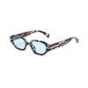 1pc women's tea colored small frame glasses y2k beautiful and elegant 2000s style summer and autumn beach travel accessories