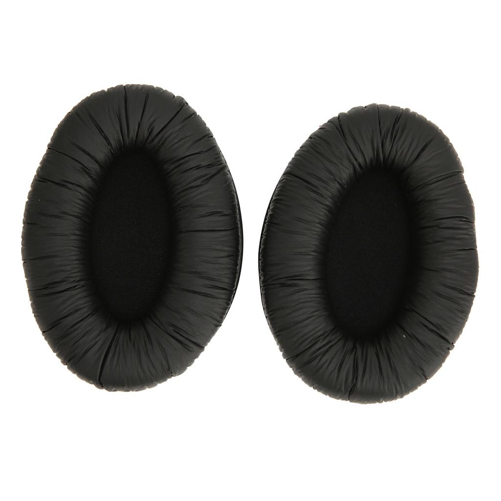 2Pcs Replacement Ear Pads Memory Foam and Protein Leather Ear Cushion Pads Cover for Sennheiser