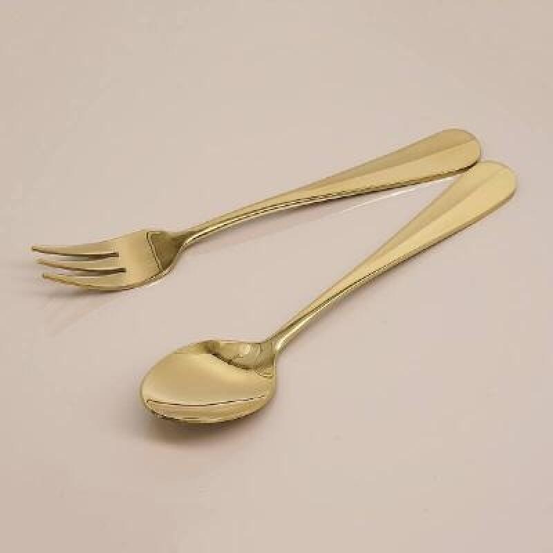 Chic Gold Dessert Fork