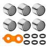 6 Pcs Female Thread Faucet Filter with Wrench Sink Aerator for Kitchen  Bathroom