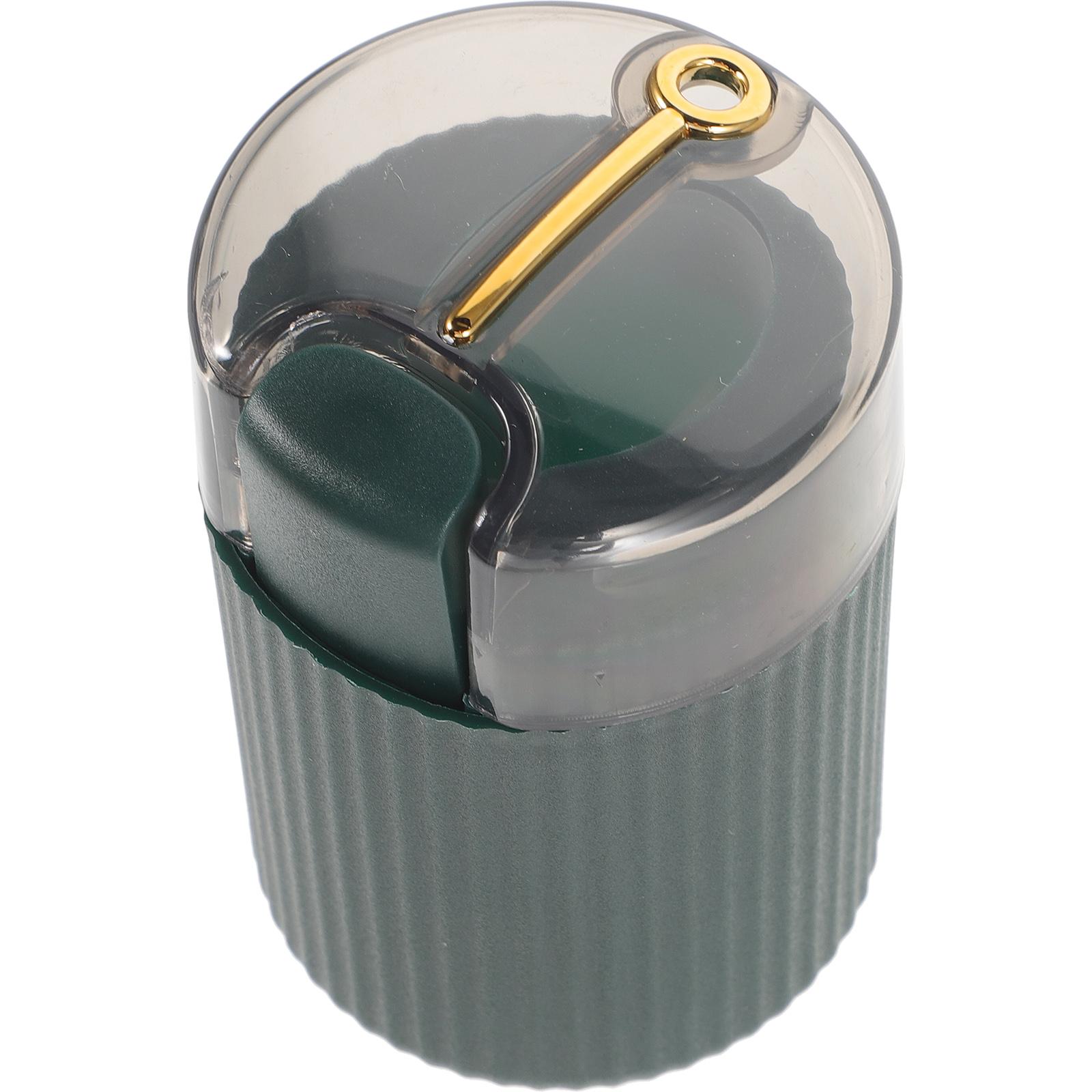 

Toothpick Box Dispenser Holder Stick Container Bottle Makeup Keeper Carrier Cotton Jar Automatic Organizers Type Press Click