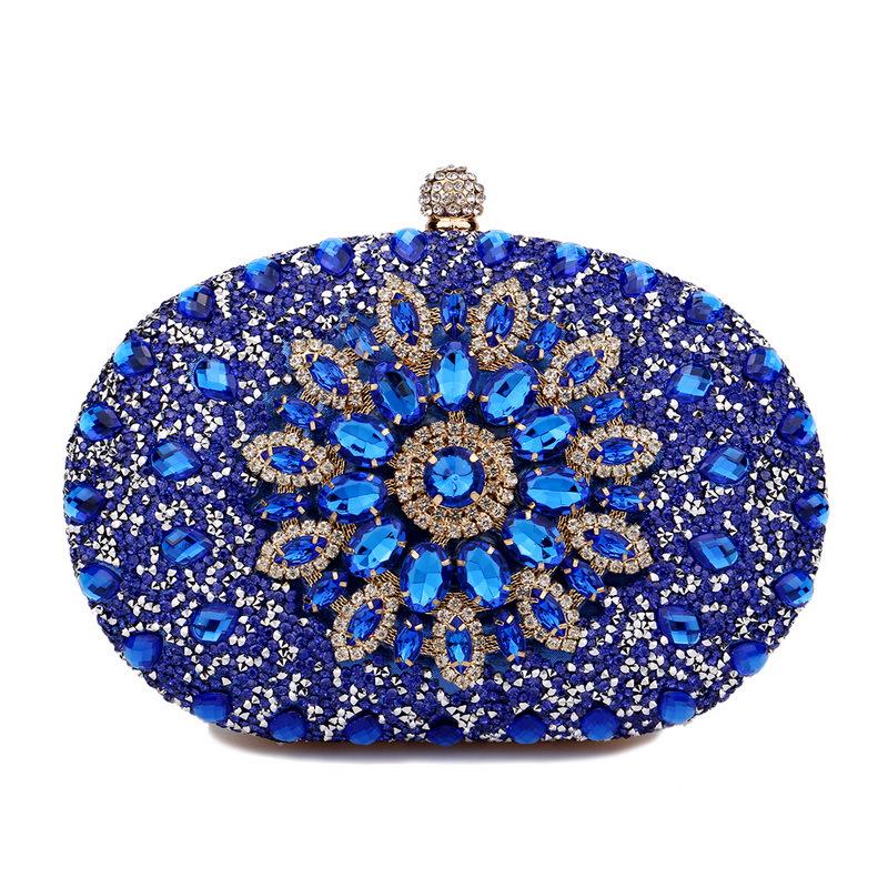 Элегантный вечерний клатч со стразами - Универсальная модная сумка для леди 20*6*14CM