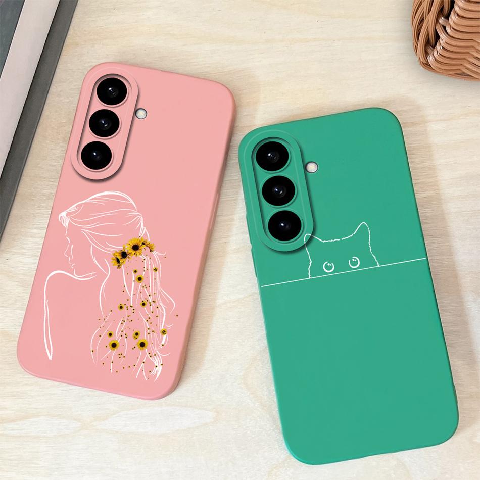 For Samsung Galaxy S26 Ultra Plus Case Butterfly Hearts Liquid Silicone Camera Protection Soft Back Cover For Samsung S 26 Funda