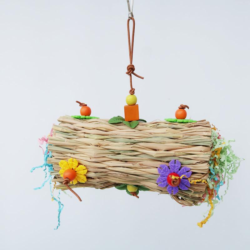 Parrot Bird Chewing Toys Cage Bird Foraging Paper Toys Beneficial Multifunctional Safe Bird Shredder Toys for Cockatiel