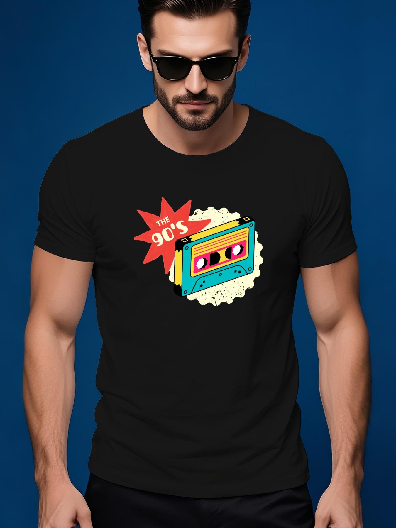 Retro 90s Cassette Graphic Tshirt Graphic Tshirt - Vintag... XXXXL