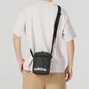 Adidas LINEAR ORG Polyester Casual Crossbody Bag Small Size Unisex Black Adidas HT4738