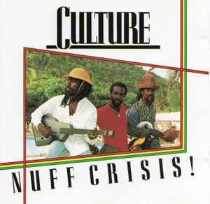 CD CULTURE - Nuff Crisis! BM122 Blue Moon Produ 1988 France Reggae, Ska & Dub Used