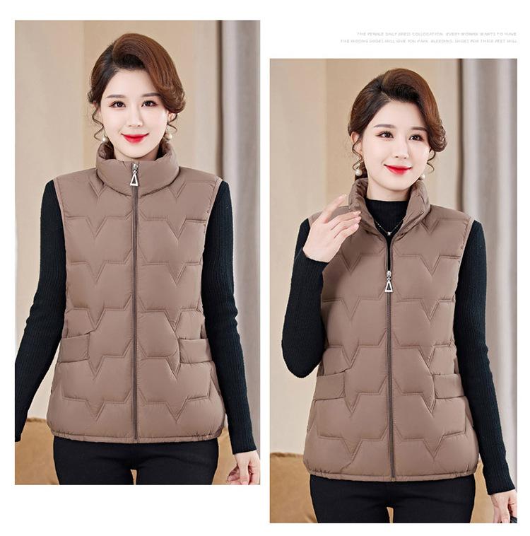 

Новый легкий хлопковый жилет, короткая куртка, приталенный, без рукавов, ветрозащитный, женский жилет из хлопка-пуха 5XL-145-80 kg